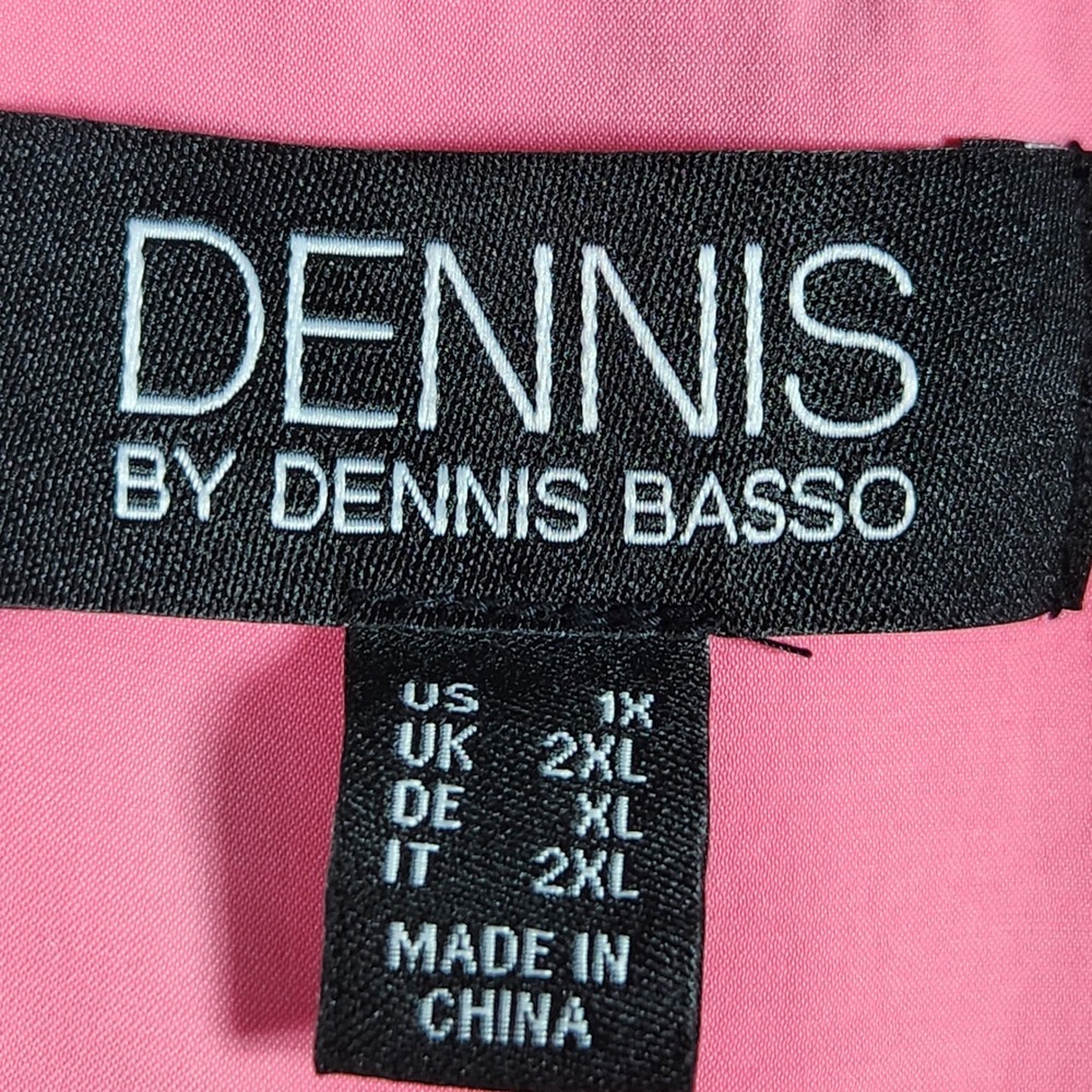 Dennis Basso Jacket Womens 1X Pink Water Resistant Trench Coat with Hood A679223 - Picture 4 of 11